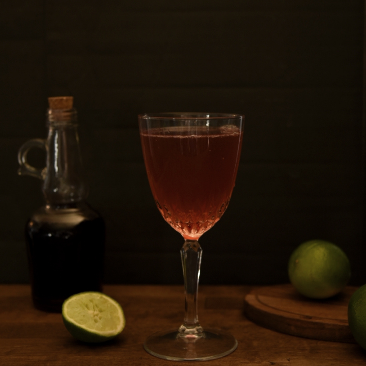 Virgin Blueberry Lime Cocktail