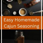 easy homemade cajun seasoning pinterest graphic