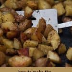 how to make the perfect roast potatoes -pinterest graphic