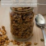 honey cinnamon granola-pinterest pin