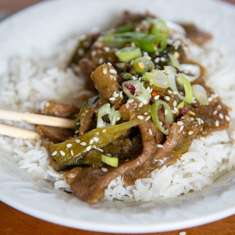 Easy Mongolian beef recipe