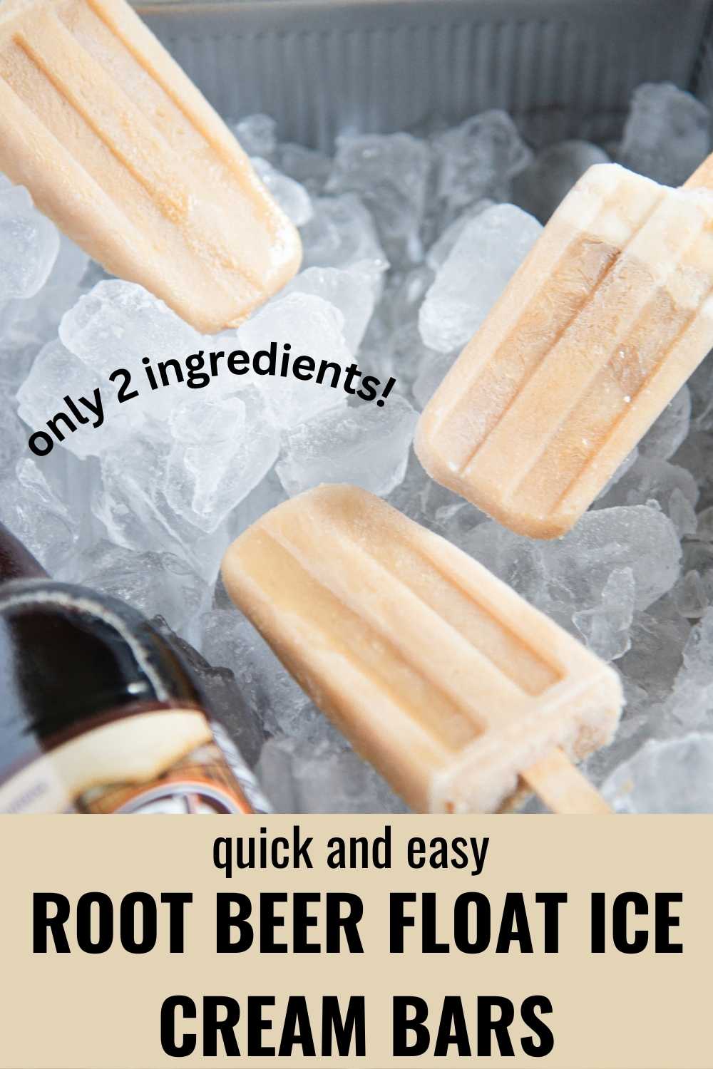 Homemade Root Beer Float Ice Cream Bars An Expression Of Food