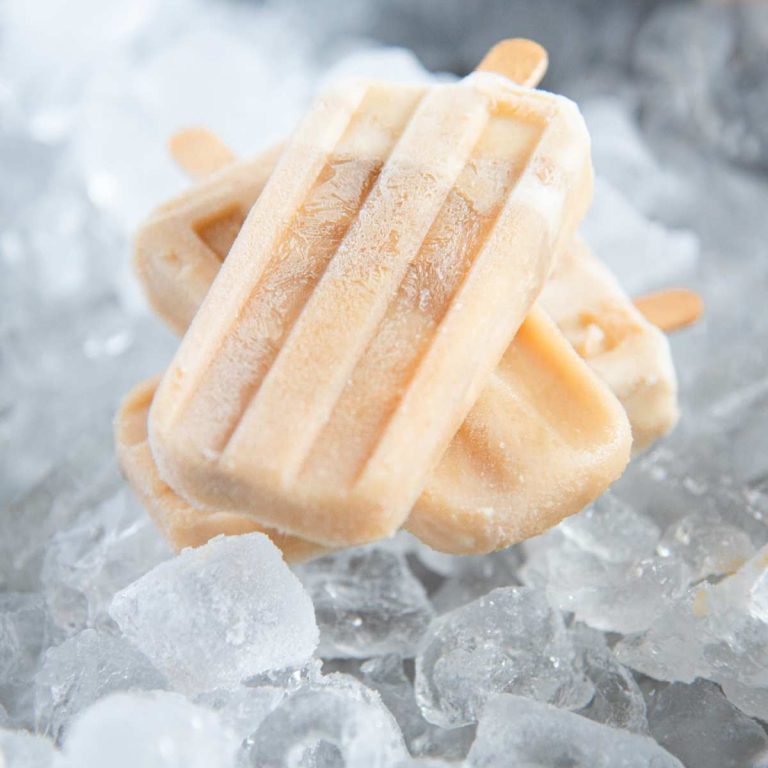 Homemade Root Beer Float Ice Cream Bars