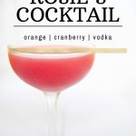 Rosie's cocktail pinterest grpahic