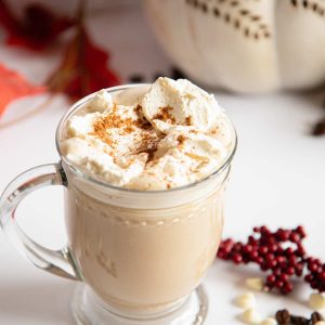 white chocolate pumpkin latte featured image