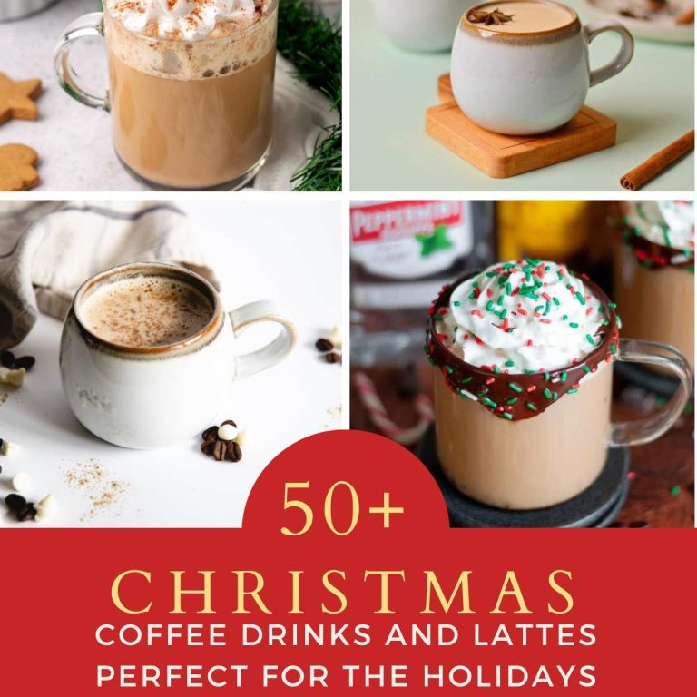 50+ Festive Christmas Coffee Drinks and Lattes