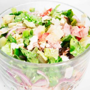 chopped greek salad recipe featured image