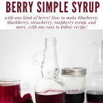 easy homemade simple syrup - pinterest graphic