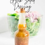 Easy Homemade Greek Salad Dressing pinterest graphic