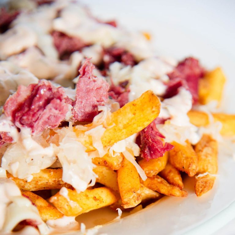 Loaded Reuben French Fries