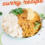 black-eyed peas curry recipe -Pinterest Graphic