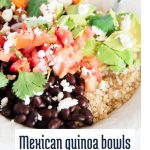 mexican quinao bowls -Pinterest Graphic