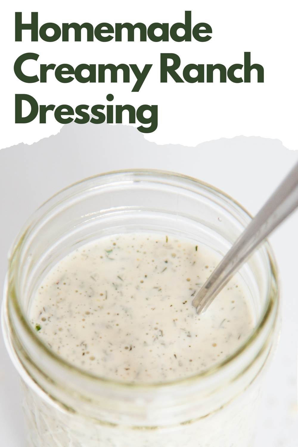 Easy Homemade Ranch Dressing Recipe An Expression Of Food