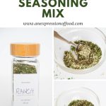 homemade ranch seasoning mix -pinterest graphic