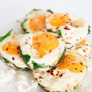 spinach and feta egg muffins featured image