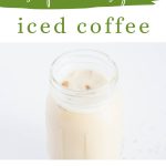 super easy iced coffee - Pinterest graphic