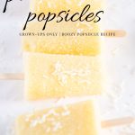 pina colada popsicles - pinterest graphic