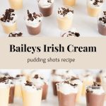 Irish cream pudding shots - Pinterest graphic