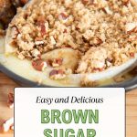 brown sugar baked brie - Pinterest graphic