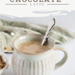 brown sugar white chocolate latte - pinterest graphic