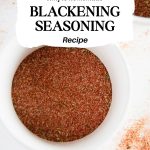 simple homemade blackening seasoning - Pinterest graphic