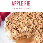 homemade dutch apple pie - Pinterest graphic