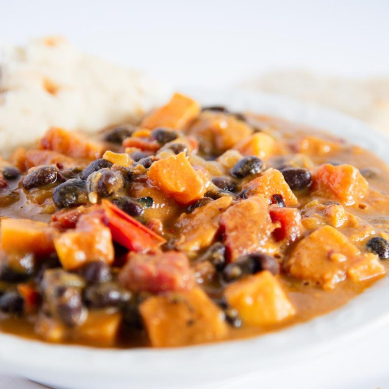 Black Bean Sweet Potato Curry Recipe