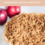 the best homemade dutch apple pie - Pinterest graphic