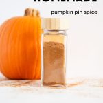 easy homemade pumpkin pie spice - Pinterest graphic