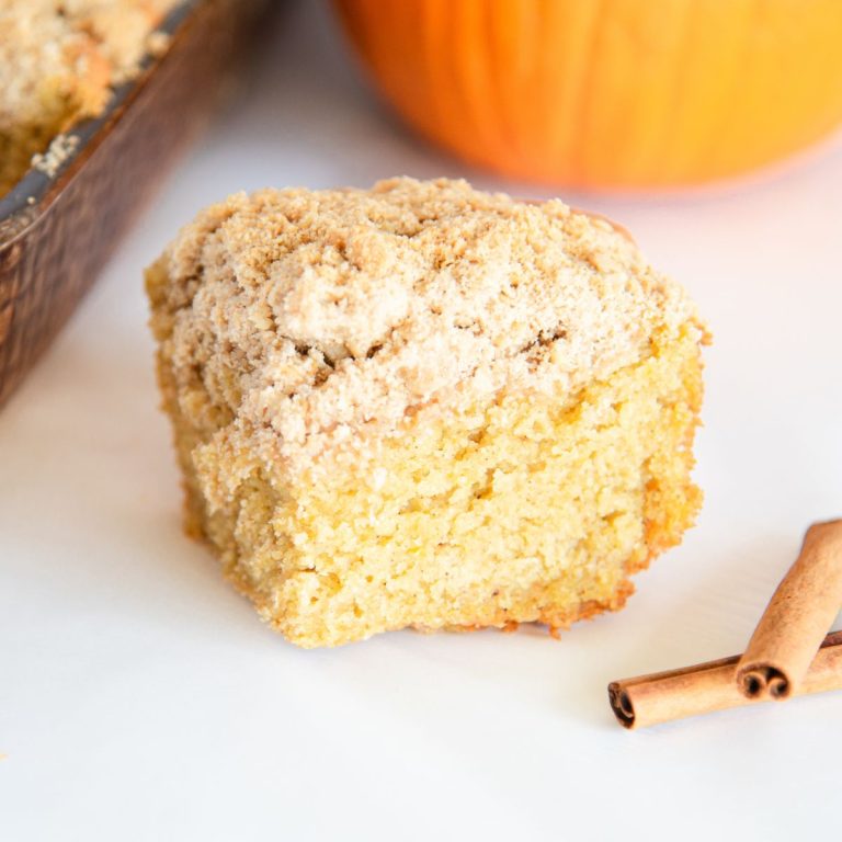 sourdough pumpkin coffee cake - featured image