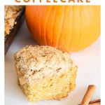 sourdough pumpkin coffee cake - Pinterest graphic