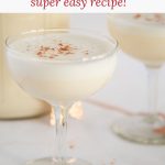 the best homemade eggnog - Pinterest graphic