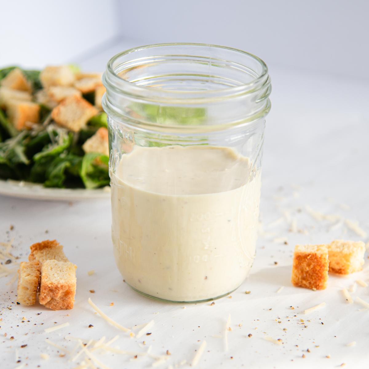 Caesar Salad Dressing Recipe(with no anchovy paste!)