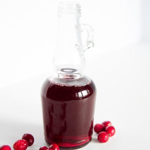 cranberry simple syrup featured image