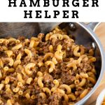 homemade hamburger helper - Pinterest graphic