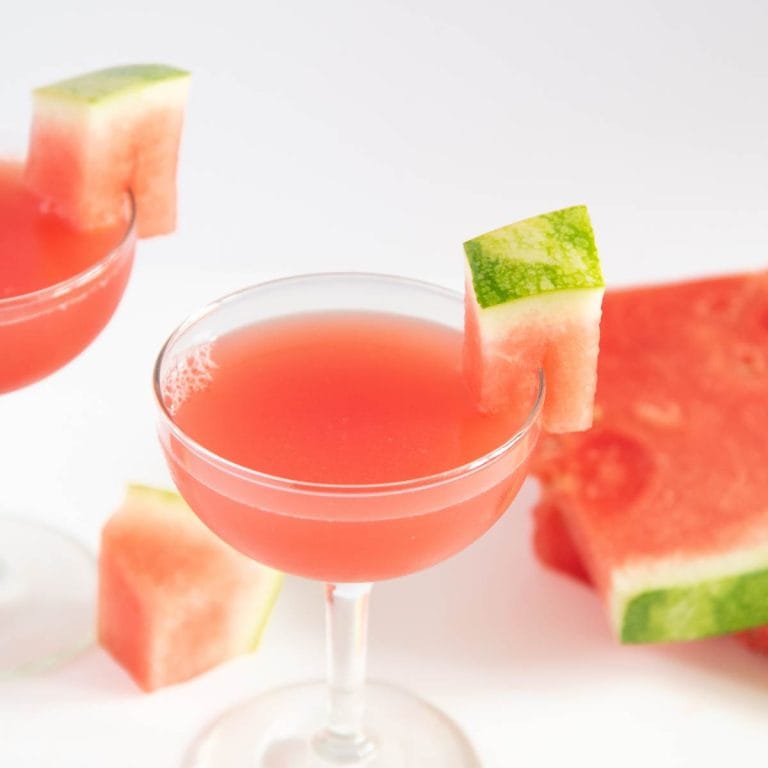 Watermelon Rum Cocktail | made with fresh watermelon