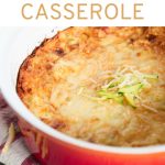 zucchini casserole recipe - Pinterest graphic