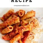 easy pizza pasta - Pinterest graphic
