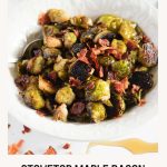 stovetop maple bacon brussels sprouts