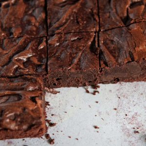 dark chocolate brownies featured image