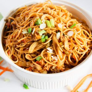 spicy cabbage noodles featured image