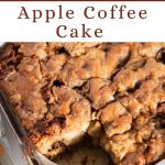 easy homemade apple coffee cake - Pinterest graphic