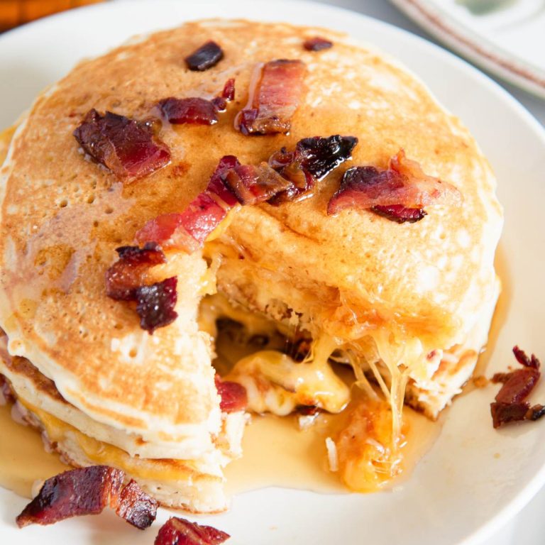 grilled cheese pancakes featured image