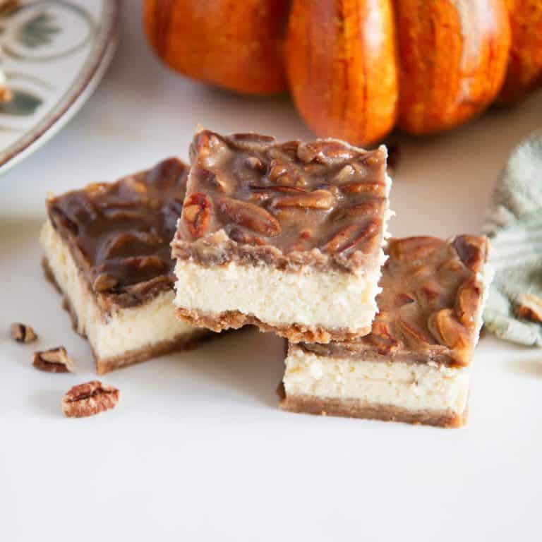 Easy Pecan Pie Cheesecake Bars