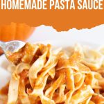 pumpkin chipotle pasta sauce - Pinterest graphic