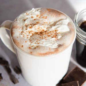 gingerbread hot chocolate featured image