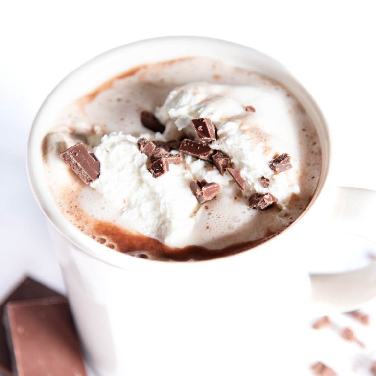 homemade hot chocolate featured image