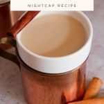 bourbon chai nightcap recipe - Pinterest graphic
