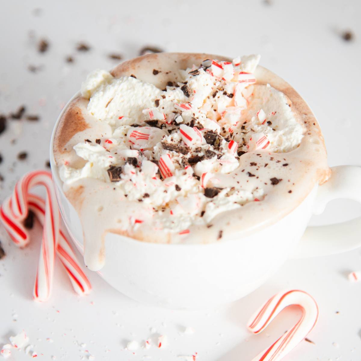 peppermint hot chocolate featured image