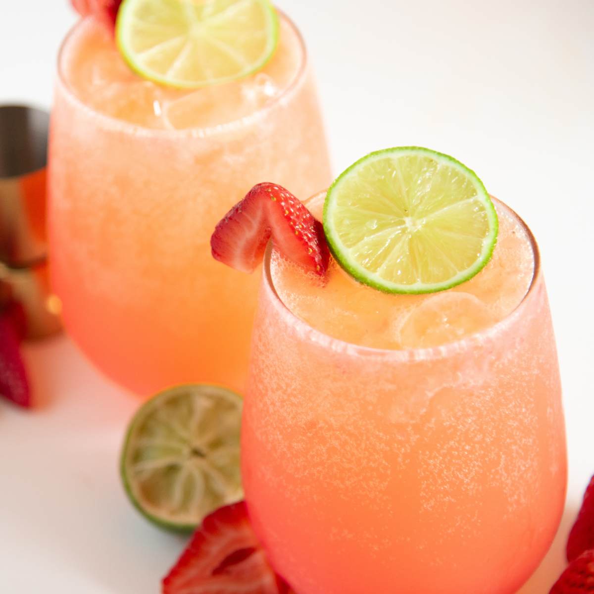 strawberry lime mocktail featured image